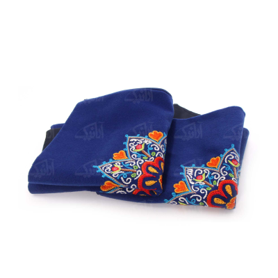 کوسن‎ ‎‎رشتی دوزی‎ ‎‎سایز‎ ‎35‎ cm‎ ‎ ‎‎آبی تیره‎ ‎‎طرح‎ ‎سنتی‎ ‎ ‎‎‎‎